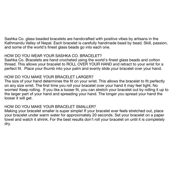 Sashka Pastel colored glass beaded bracelet, hand crafted - Picture 4 of 4